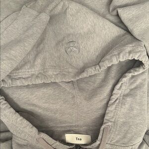 TNA Heather Gray Pullover Hoodie